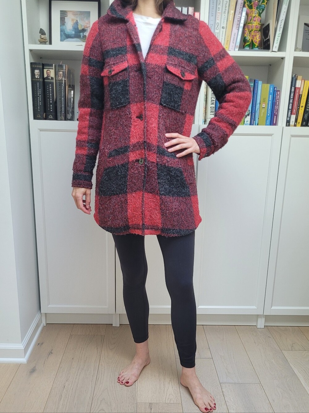 Red & Black Buffalo Plaid Shacket